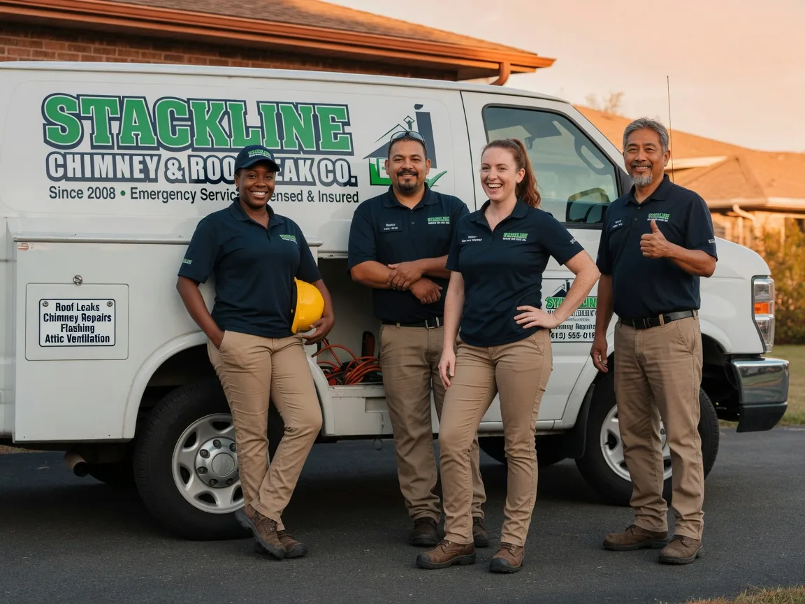 Chimney flashing repair company in Ether, NC